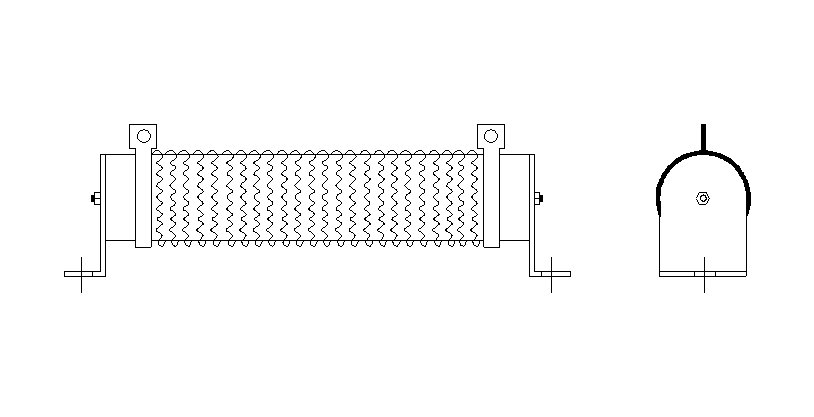 Габаритные размеры тормозных резисторов серии ТР и СТА-ТР